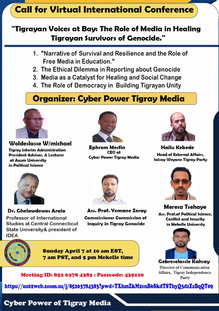 አብ ኮንፈረንስ ሳይበር ፖወር ንምኽፋል ብዙም አቀዲሞም ይመዝገቡ።